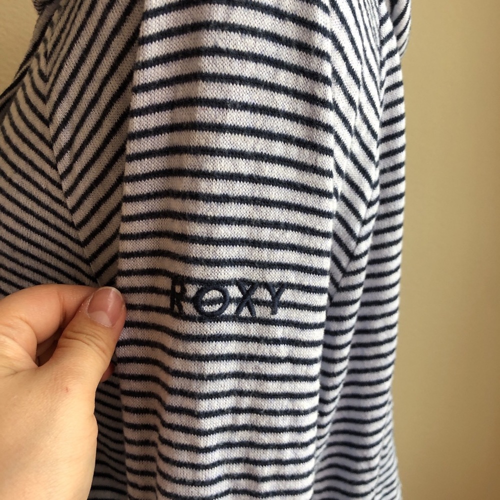 Roxy Zip Up Stripe Hoodie - Picture 4 of 5